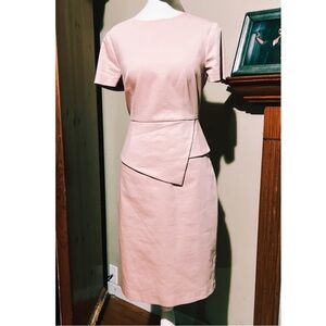 Ted Baker Elynah Elegant Pink Dress Fitted Dress Sz US 8/10 Or Ted Sz 3